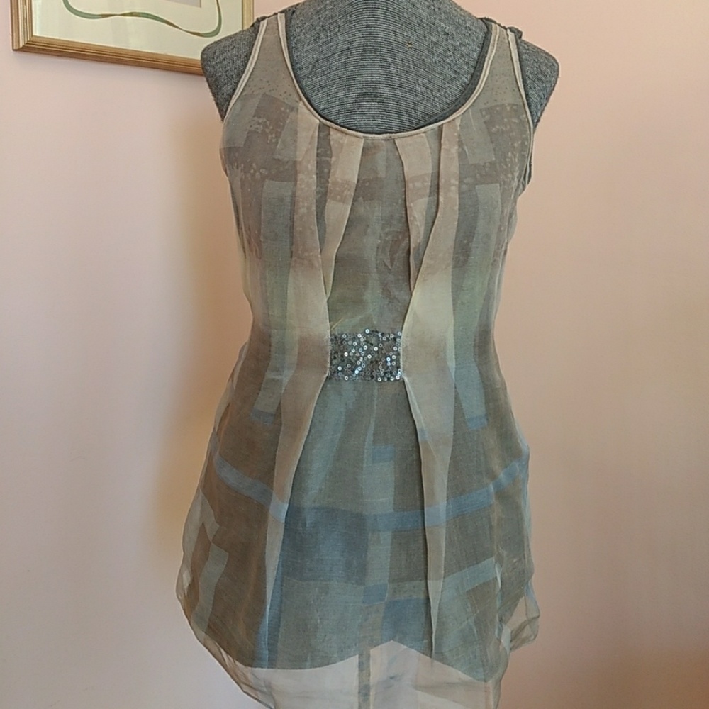 Anthropologie Tiny Sleeveless Top